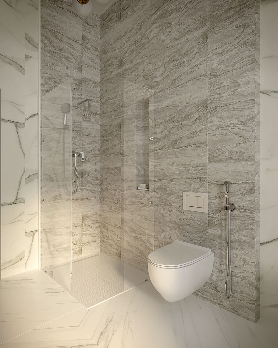 Дизайн интерьера туалета частного дома